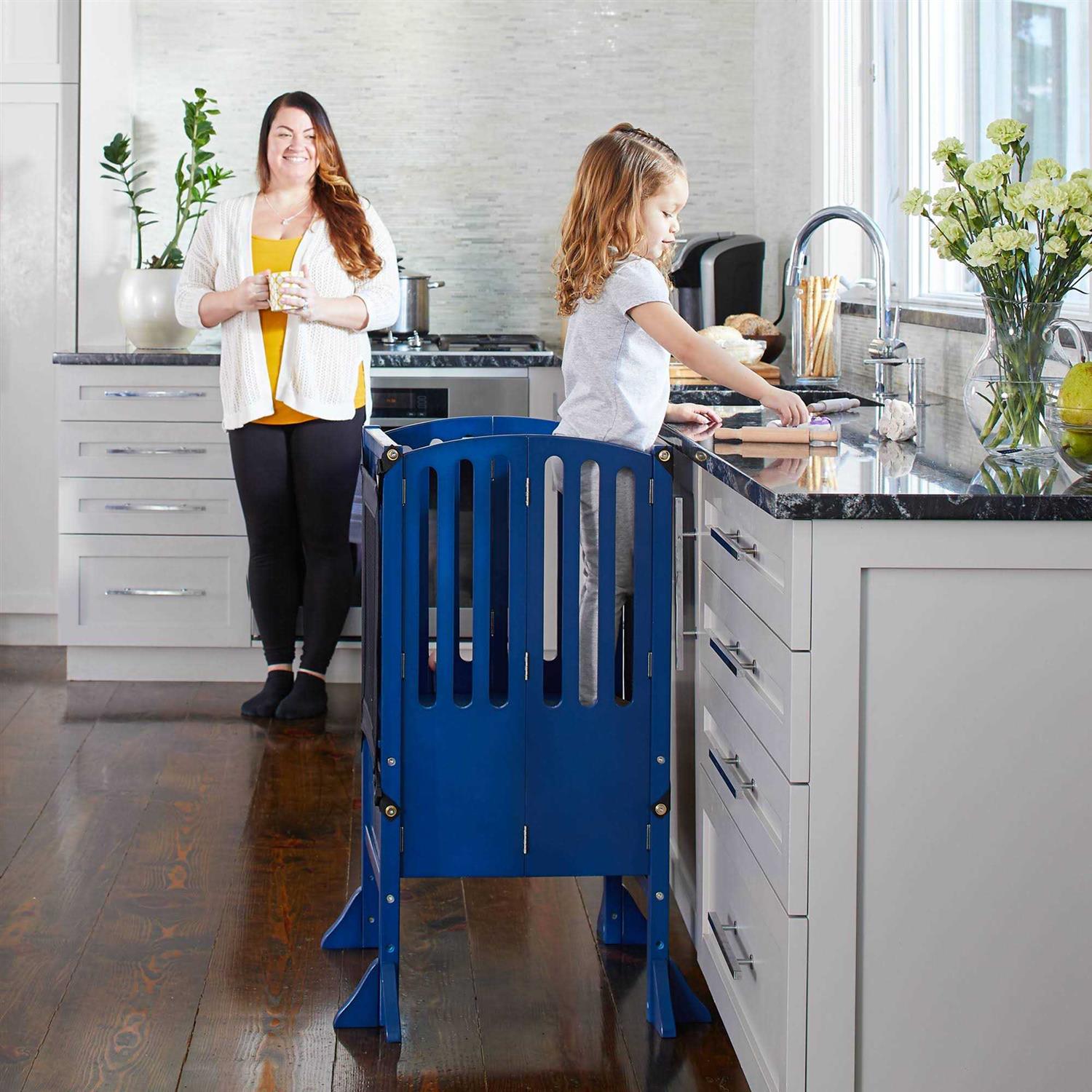 Guidecraft Contemporary Kitchen Helper Stool - Zenithce