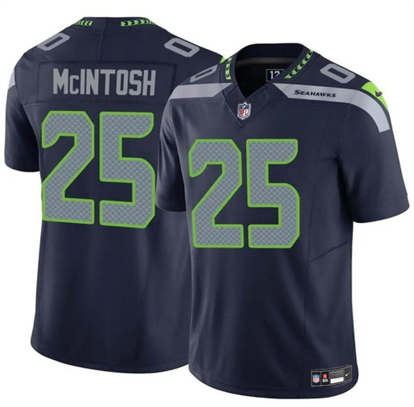 Seattle Seahawks #25 Kenny McIntosh Navy 2024 F.U.S.E. Vapor Limited Stitched Jersey - Zenithce