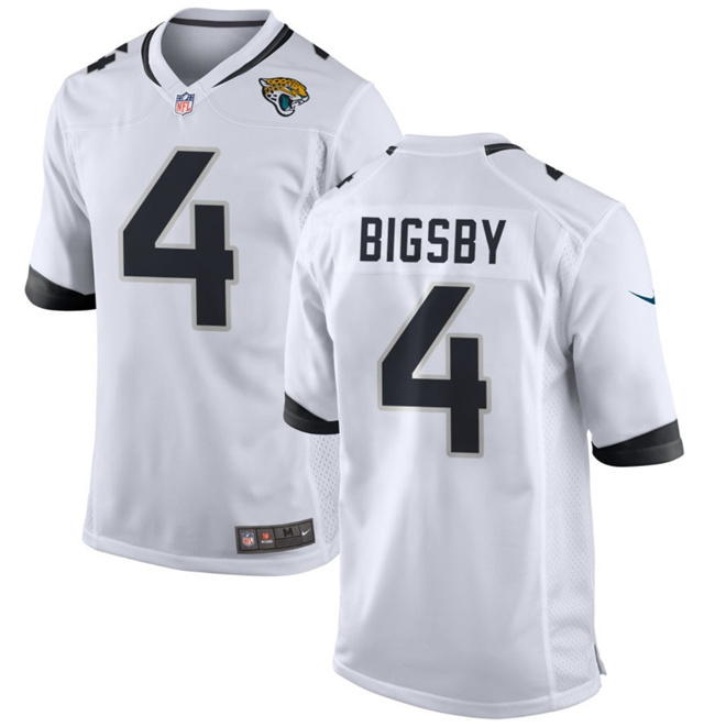 Jacksonville Jaguars #4 Tank Bigsby White Stitched Jersey - Zenithce