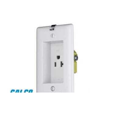 Hubbell RR1512W Recessed Tamper-Resistant Duplex Receptacle 2-Gang W/Feed - Zenithce