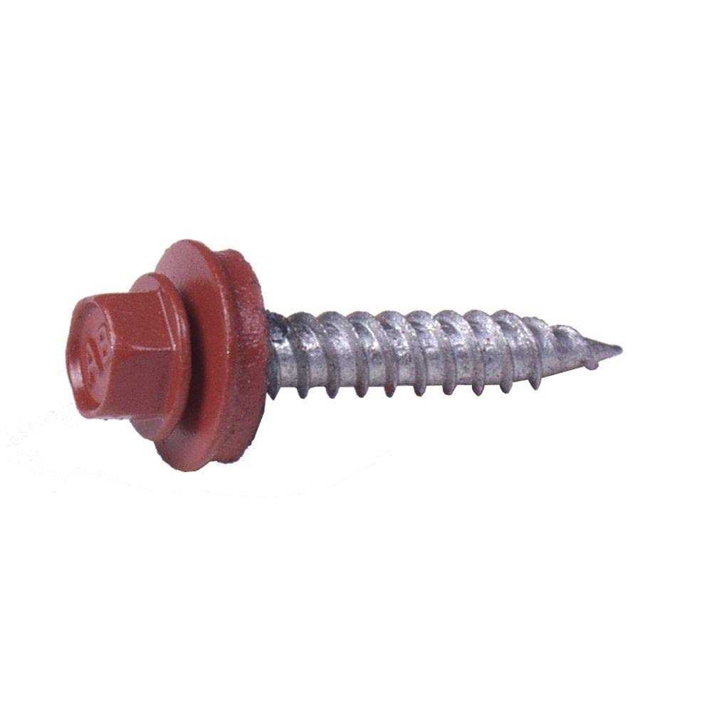 Fabral #10 1-1/2 in. External Hex Drive Flange Hex Head Steel Wood Screw - Zenithce