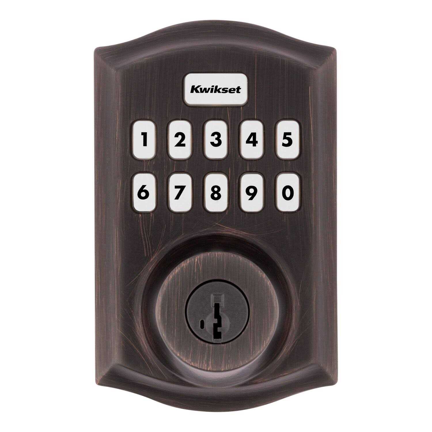 Kwikset Henley Front Entry Door Handleset and Deadbolt with Interior Reversible Lever 96870-172 - Zenithce