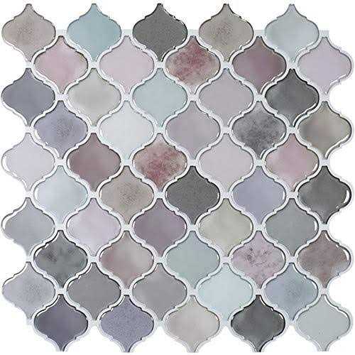 STICKGOO Arabesque Peel Stick Tile Backsplash - Zenithce