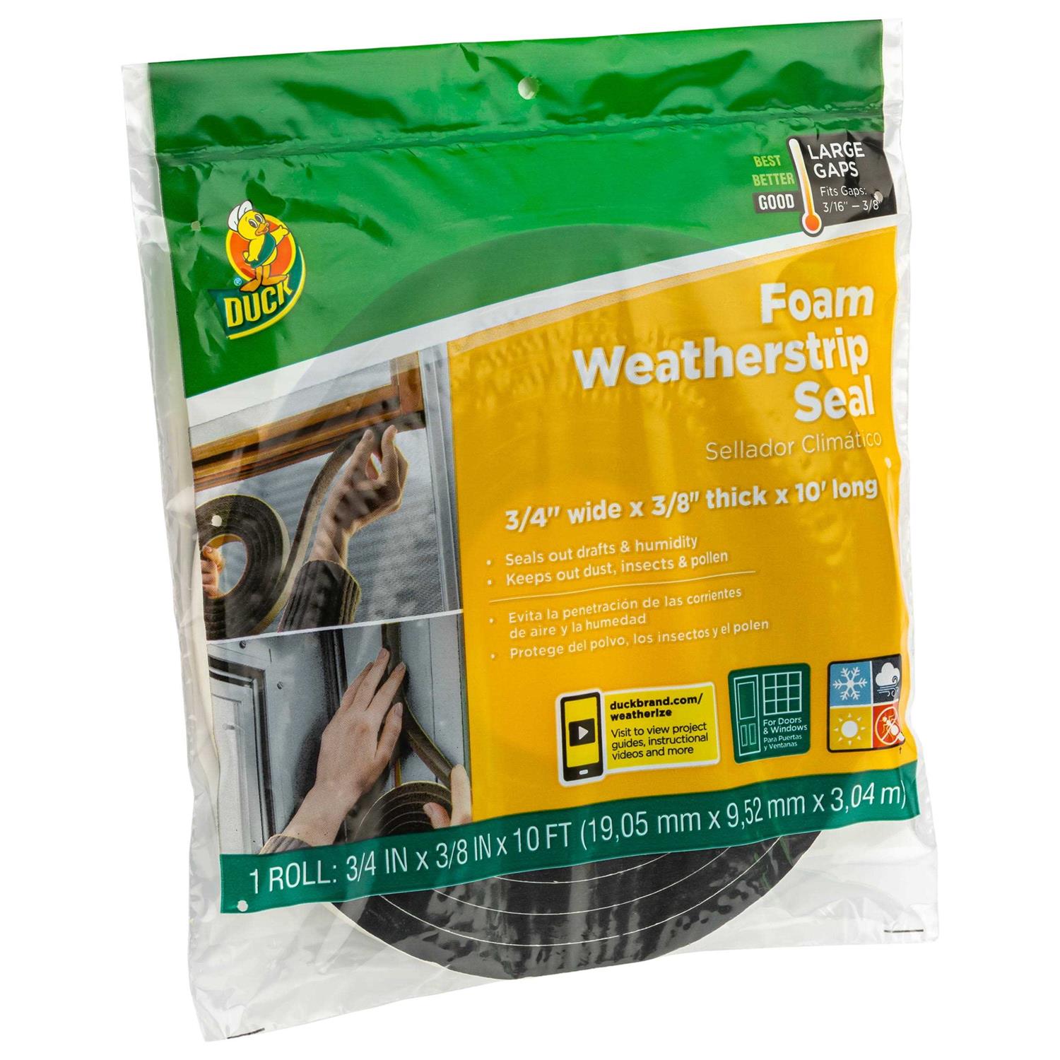 Duck Foam Weatherstrip Seal - Zenithce