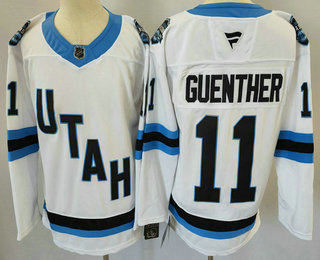 Utah Club #11 Dylan Guenther White 2024 Stitched Jersey - Zenithce