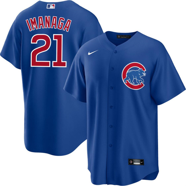 Chicago Cubs #21 Shōta Imanaga Blue Cool Base Stitched Jersey - Zenithce