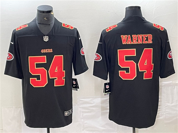 San Francisco 49ers #54 Fred Warner Black Vapor Untouchable Limited Stitched Jersey - Zenithce