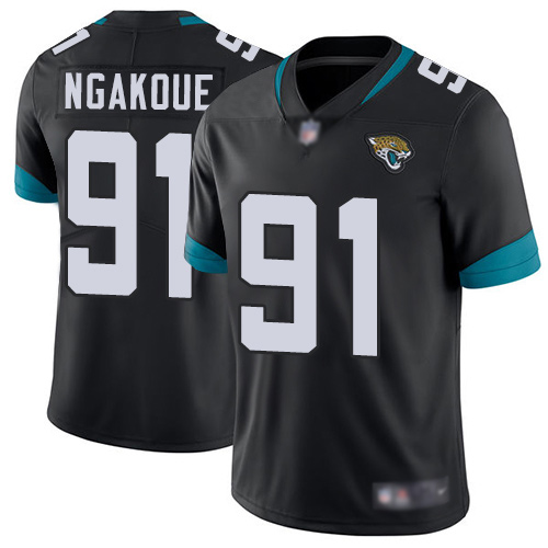 Jacksonville Jaguars #91 Yannick Ngakoue Black Vapor Untouchable Limited Stitched Jersey - Zenithce