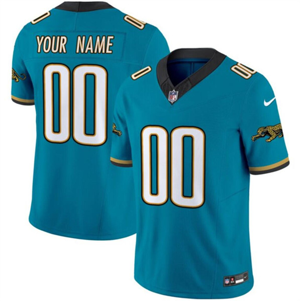 Jacksonville Jaguars Custom Teal 2024 F.U.S.E. Prowler Throwback Vapor Limited Stitched Jersey - Zenithce