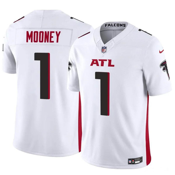 Atlanta Falcons #1 Darnell Mooney White 2024 F.U.S.E. Vapor Untouchable Limited Stitched Jersey - Zenithce