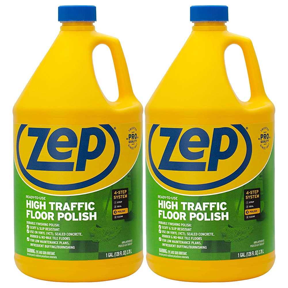 Zep High-Traffic Floor Polish - Zenithce
