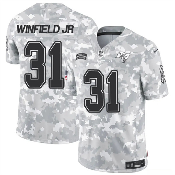 Tampa Bay Buccaneers #31 Antoine Winfield Jr. Arctic Camo 2024 F.U.S.E. Salute To Service Limited Stitched Jersey - Zenithce