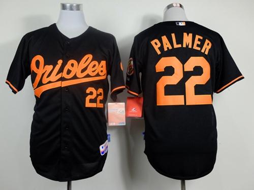 Orioles #22 Jim Palmer Black Cool Base Stitched Jersey - Zenithce