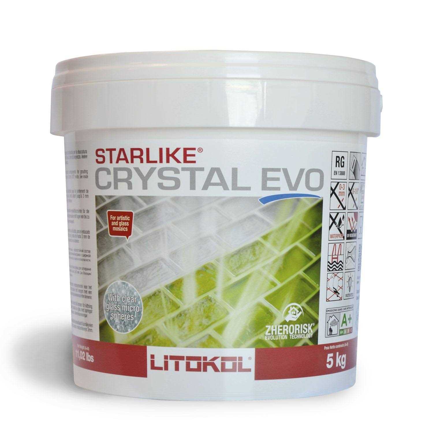The Tile Doctor 700 Tile Doctor Starlike Crystal EVO Glass Grout - Zenithce