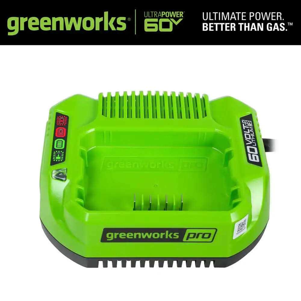 Greenworks 40V Lithium Ion Battery Charger 29482 - Zenithce