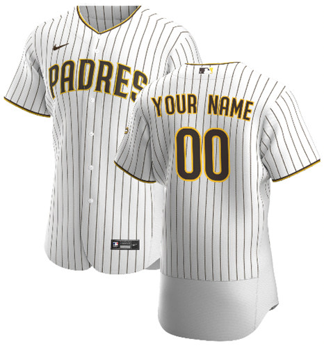 San Diego Padres Customized Authentic Stitched MLB Jersey - Zenithce