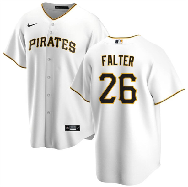 Pittsburgh Pirates #26 Bailey Falter White Cool Base Stitched Jersey - Zenithce