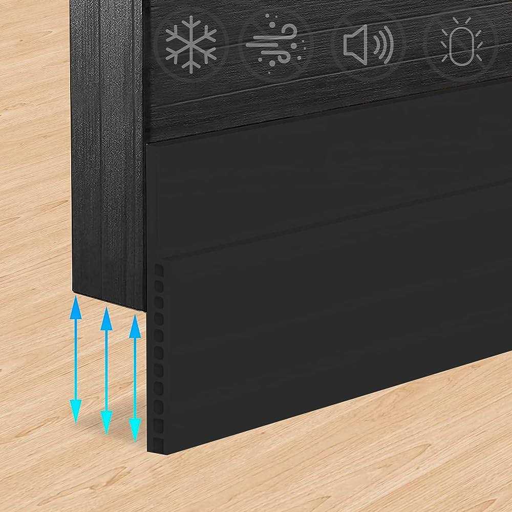 Door Draft Stopper For Huge Gap3 W X 39 L Adjustable Widened Under Door Seal For Exterior/interior Doorsunder Door Draft Blocker Soundproof/insulato - Zenithce