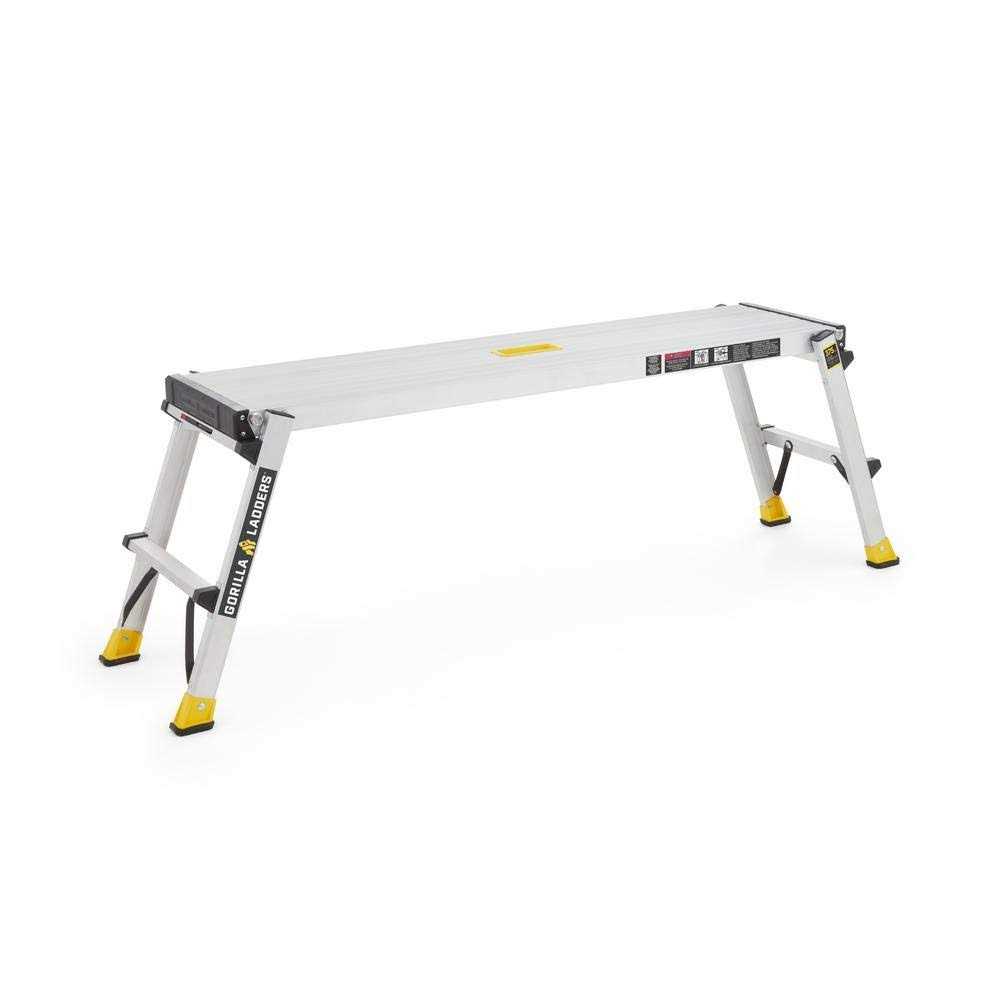 Gorilla Ladders 3-Step Compact Steel Step Stool with 225 lb. Load Capacity Type II Duty Rating - Zenithce