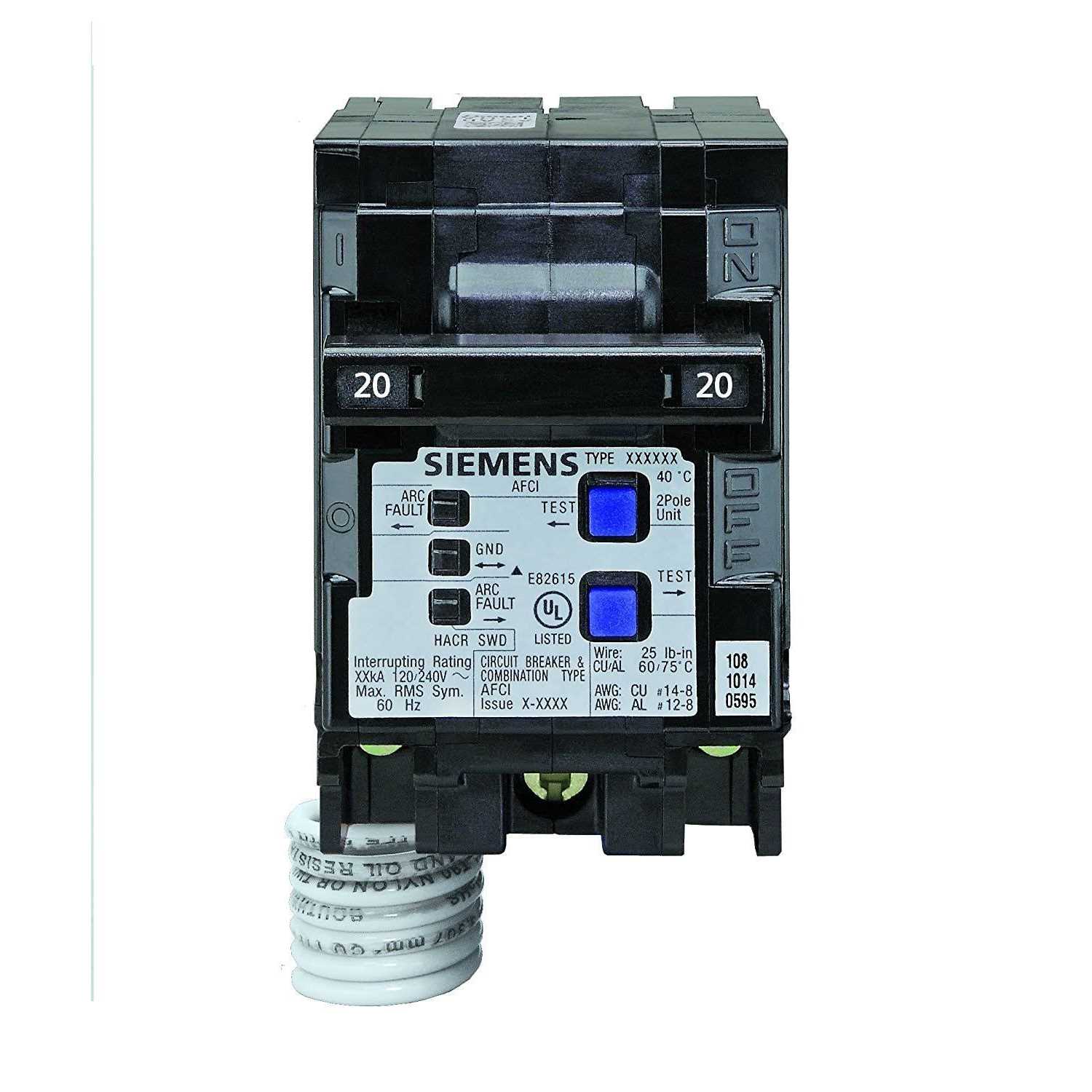 Siemens Q22050CT Breaker - Zenithce