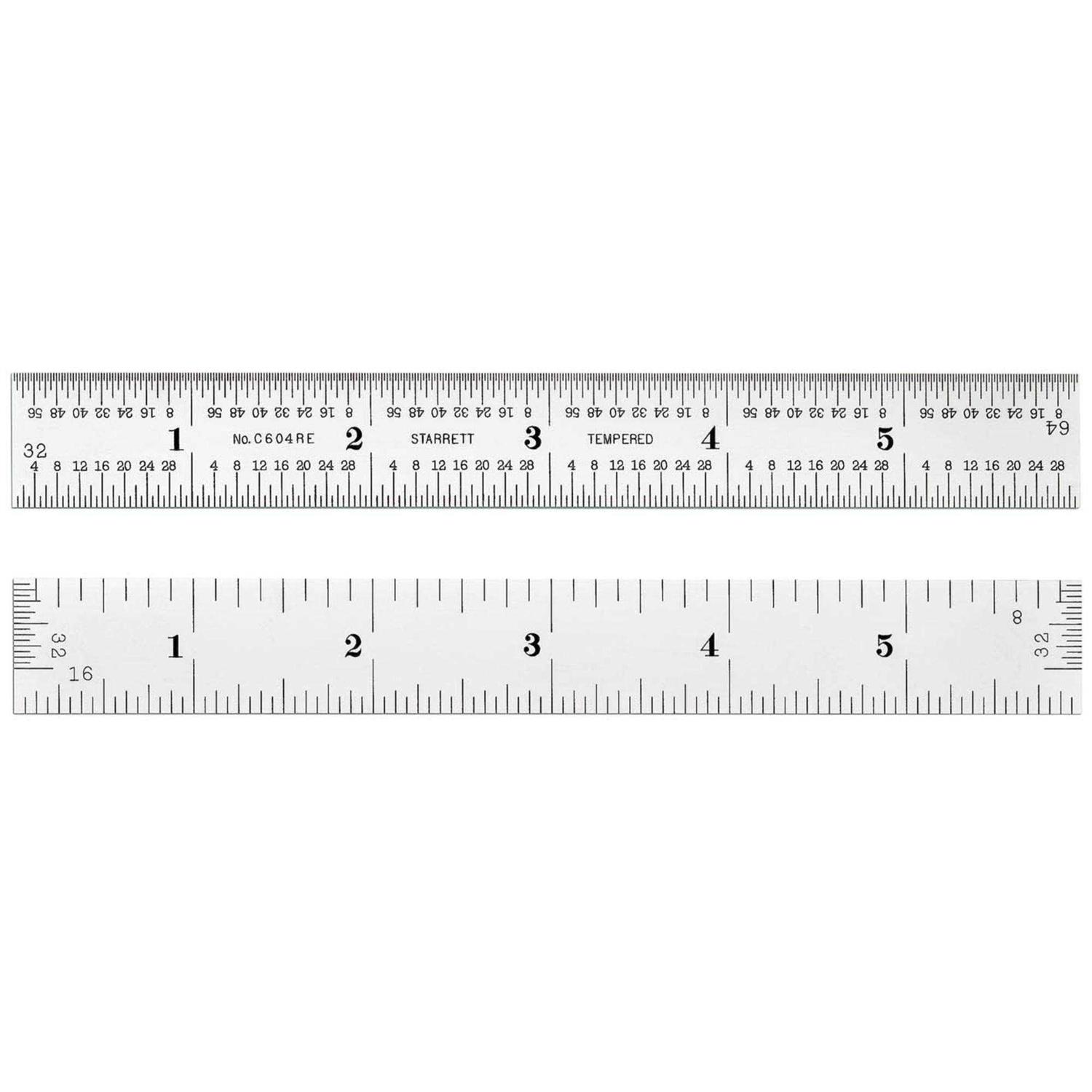 Starrett C604R-2 Steel Rule Spring-Tempered - Zenithce