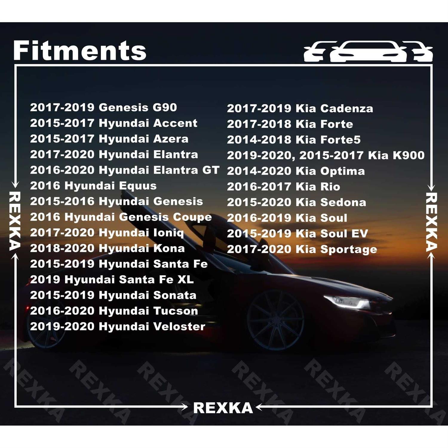 Rexka Fender Flare & Rocker Moulding Clip 68039280-aa Compatible with Jeep Wrangler Jk & Unlimited Jk Ram 4500 Ram 5500 - Zenithce