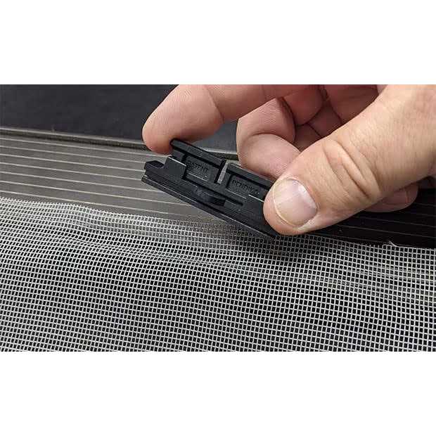 ScreenEze No-Spline Porch Screening System – 96-in Pack Screen Frame System Cap & Base – DIY Screened in Porch Kit For Easy Screen - Zenithce