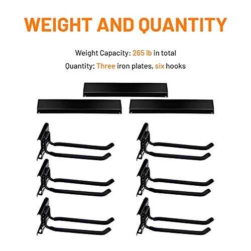Wallmaster 24inch Folding Shelf Brackets Garage Heavy Duty Steel Max Load 500lb Floating Wall Mounted Collapsible Shelf Bracket Space Saving - Zenithce