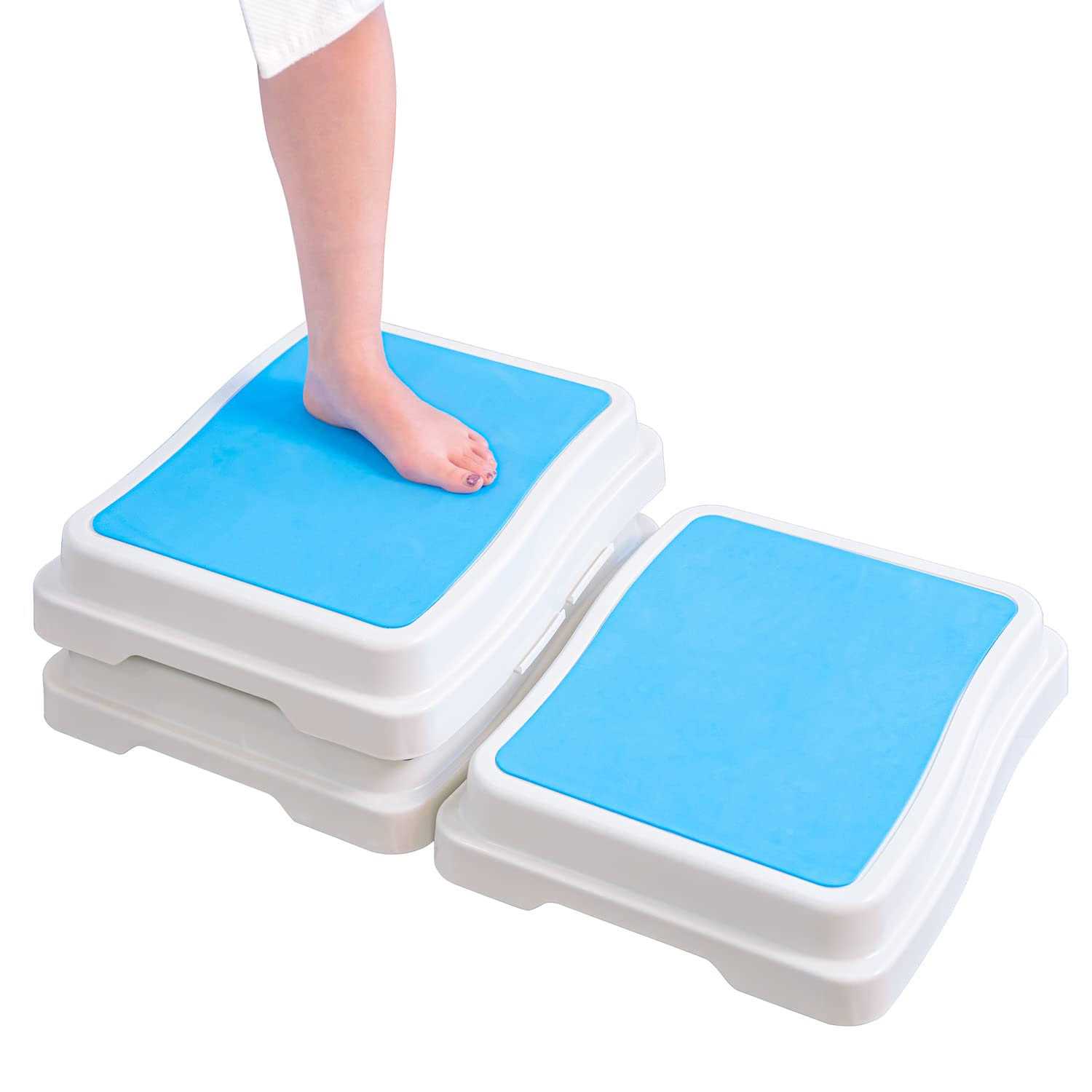 wefaner 5 inch Lightweight Portable Folding Step Great for Kitchen, Bathroom, Bedroom, Kids or Adults -Opens Easy with One Flip - Zenithce