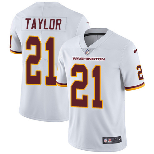 Washington Football Team #21 Sean Taylor White Vapor Untouchable Limited Stitched Jersey - Zenithce