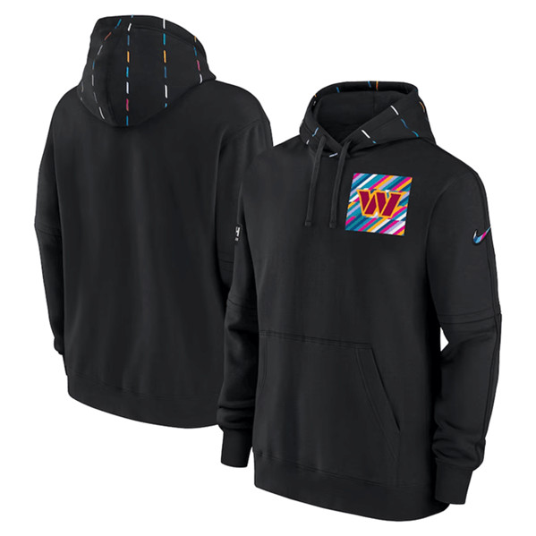 Washington Commanders Black 2023 Crucial Catch Club Pullover Hoodie - Zenithce