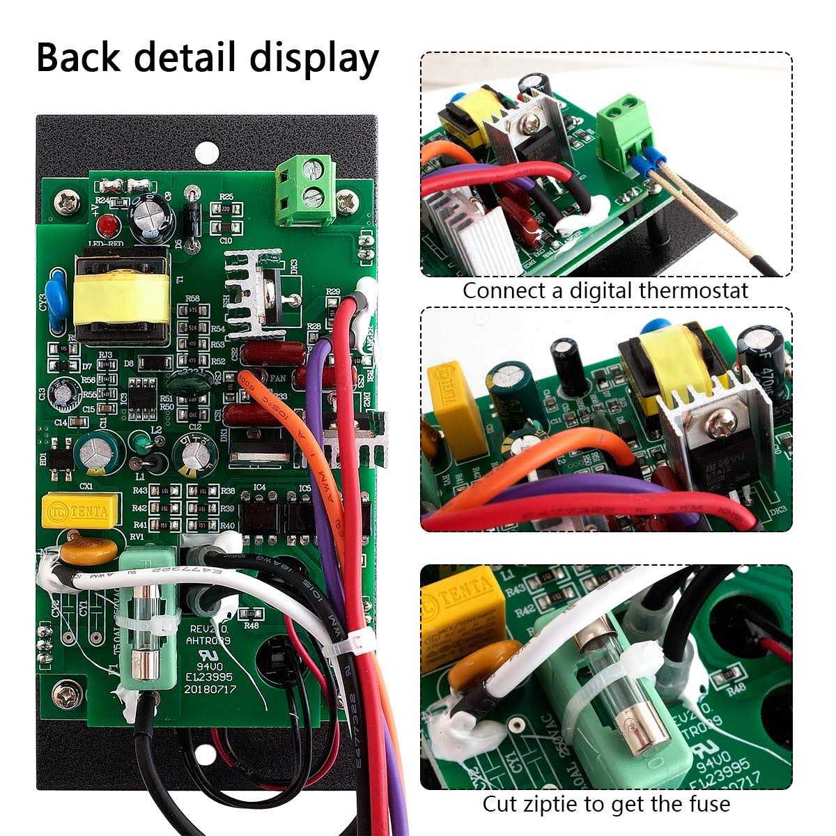 Digital Power Monitor Meter Usage Energy Watt Amp Volt KWh Electricity - Zenithce