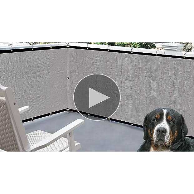 Upgrade Privacy Screen Fence Commercial Shade Cover with Brass Grommets Heavy Duty Perfect for Outdoor Back Yard - Zenithce