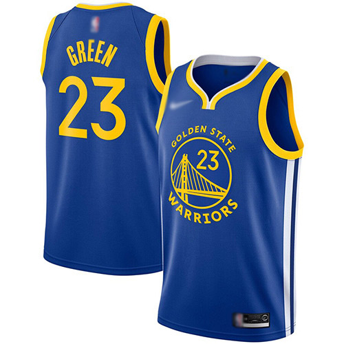 Warriors #23 Draymond Green Blue Swingman Icon Edition 2019-2020 Jersey - Zenithce