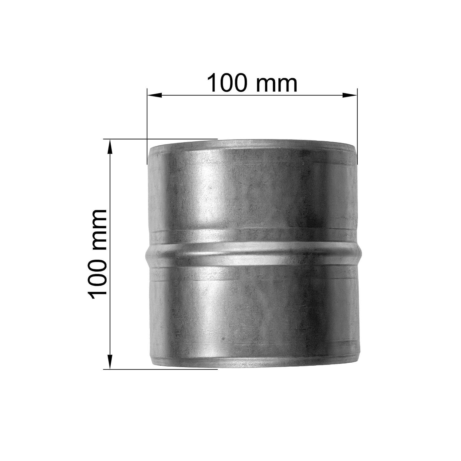 Vent Systems Galvanized Steel Duct Connector Round Ventilation Duct Extension - Zenithce