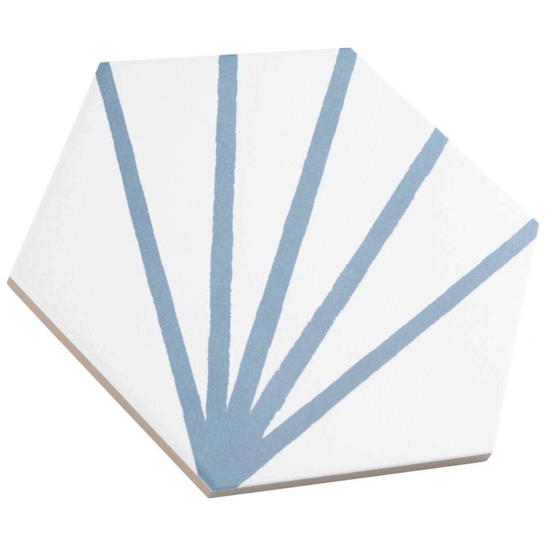 Merola Tile Horizon Hex 7-3/4 in. x 9 in. Ceramic Floor and Wall Tile - Zenithce