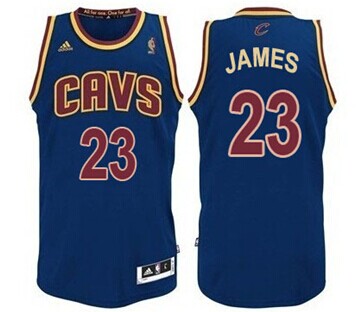 Cleveland Cavaliers #23 LeBron James Navy Blue Swingman Jersey - Zenithce