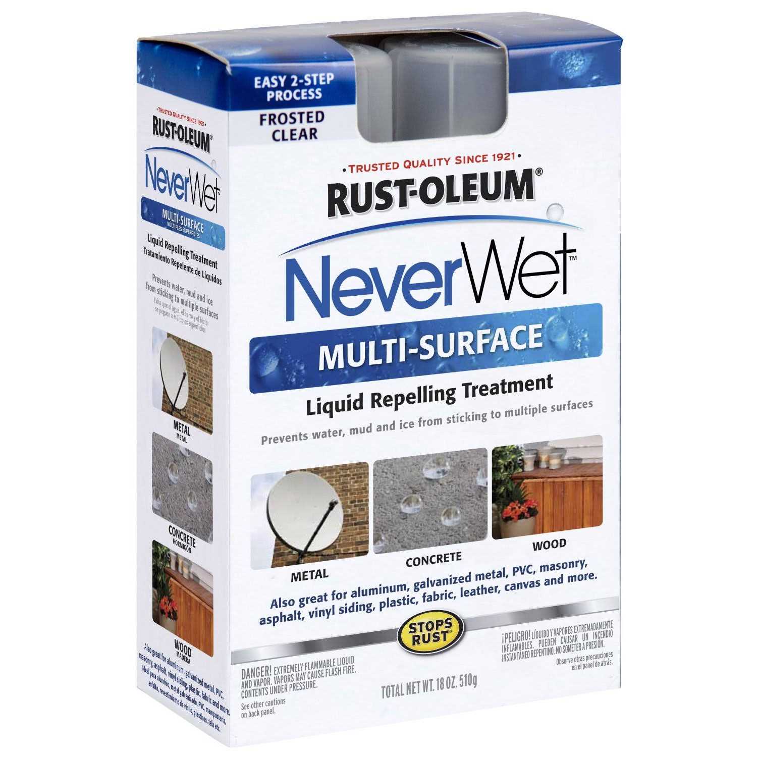 Never-Seez 30803820 Regular Grade 8 oz. Brush Top Can - Zenithce