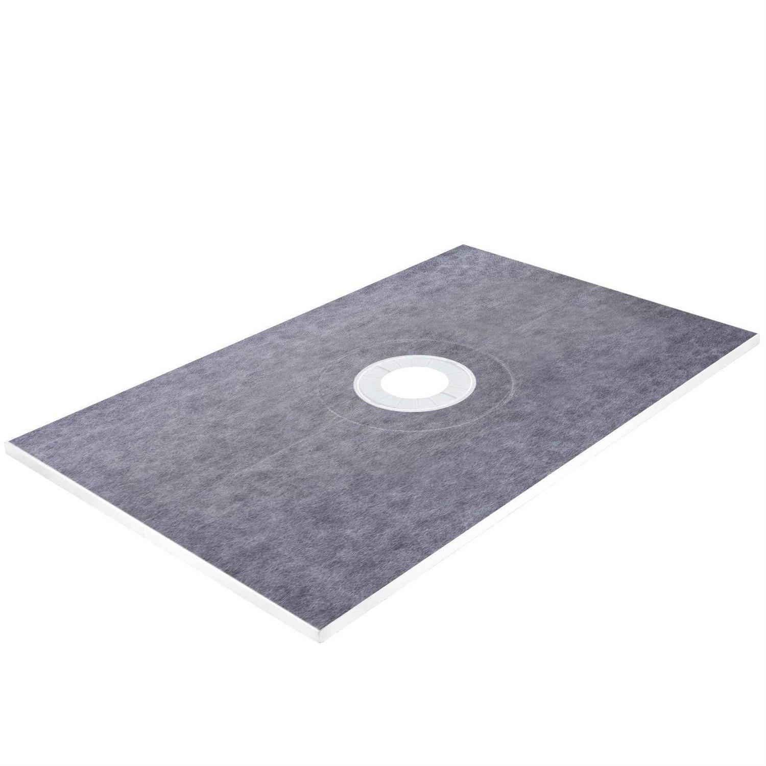 VEVOR Shower Curb Kit Watertight Shower Curb Overlay with 4 inch Central Bonding Flange - Zenithce
