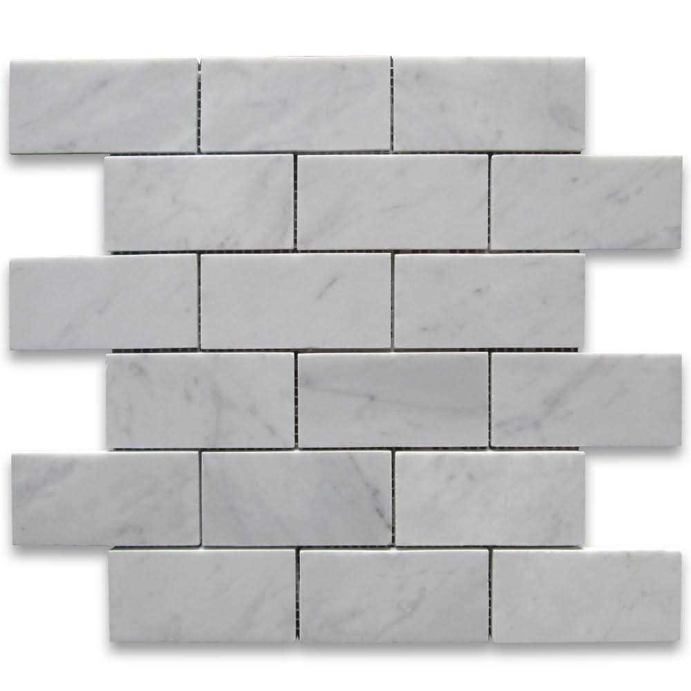 Marble Online Calacatta Gold Calcutta Marble 2 inch Hexagon Mosaic Tile - Zenithce