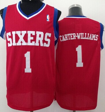 Philadelphia 76ers #1 Michael Carter-Williams Red Swingman Jersey - Zenithce