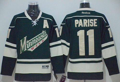 Wild #11 Zach Parise Green Stitched Jersey - Zenithce