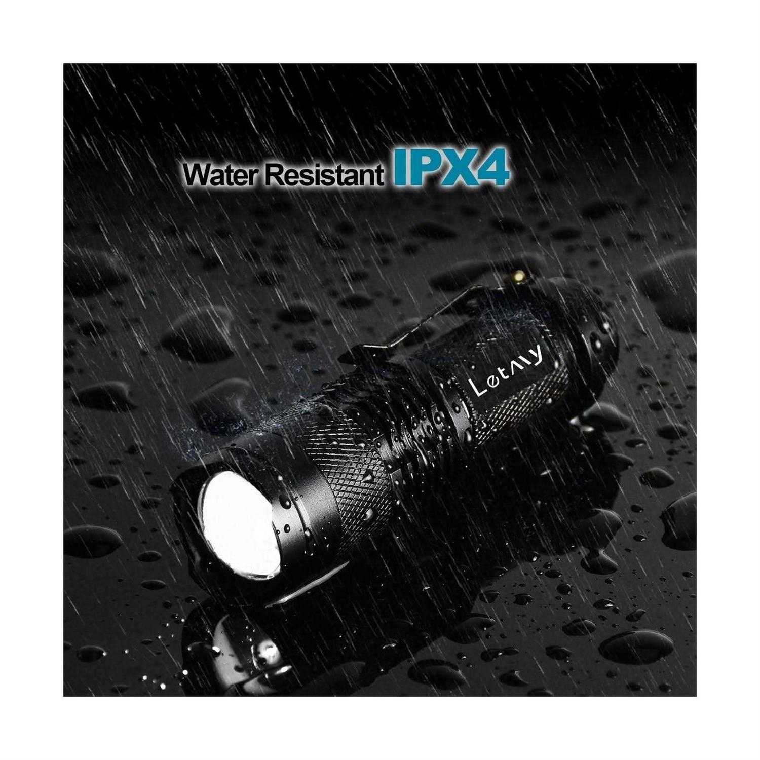 LETMY LED Tactical Flashlight S1000 PRO 2 Pack Bright Military Grade Flashlights High Lumens - Zenithce