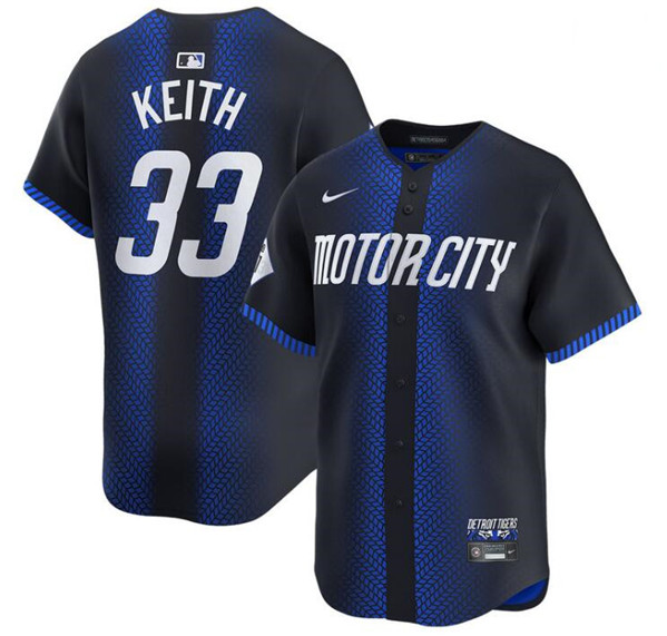 Detroit Tigers #33 Colt Keith 2024 Navy City Connect Cool Base Limited Stitched Jersey - Zenithce