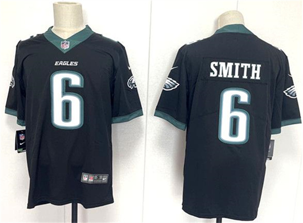 Philadelphia Eagles #6 DeVonta Smith Black 2024 New Vapor Untouchable Limited Football Stitched Jersey - Zenithce