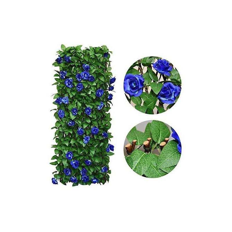 Sumery Expandable Fence Privacy Screen for Balcony Patio Outdoor,Decorative Faux Ivy Fencing Panel,Artificial Hedges - Zenithce