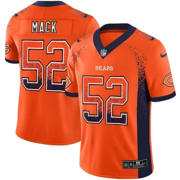 Chicago Bears #52 Khalil Mack Rush Color Stitched Jersey - Zenithce