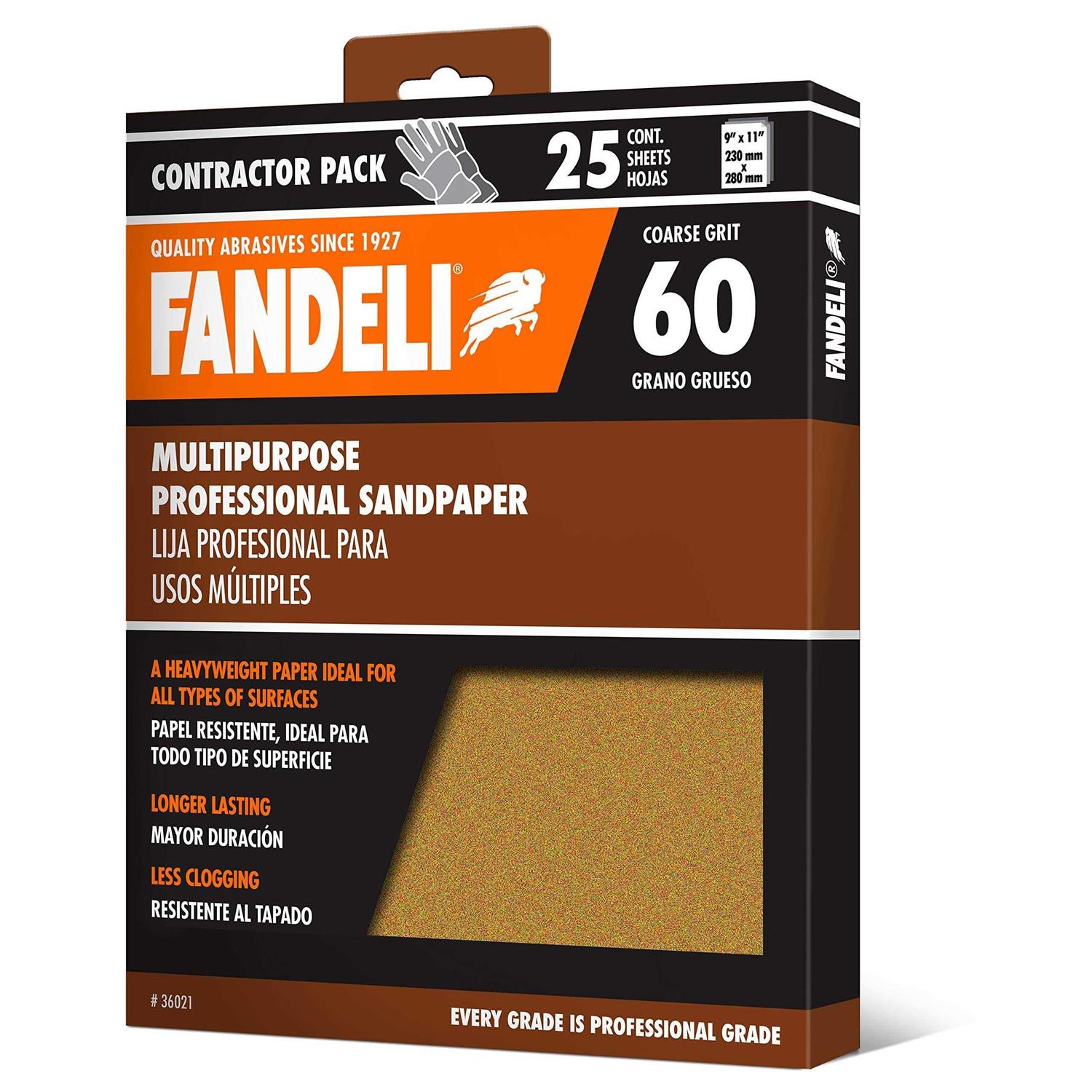 Fandeli Grit Multipurpose Sandpaper Sheets - Zenithce