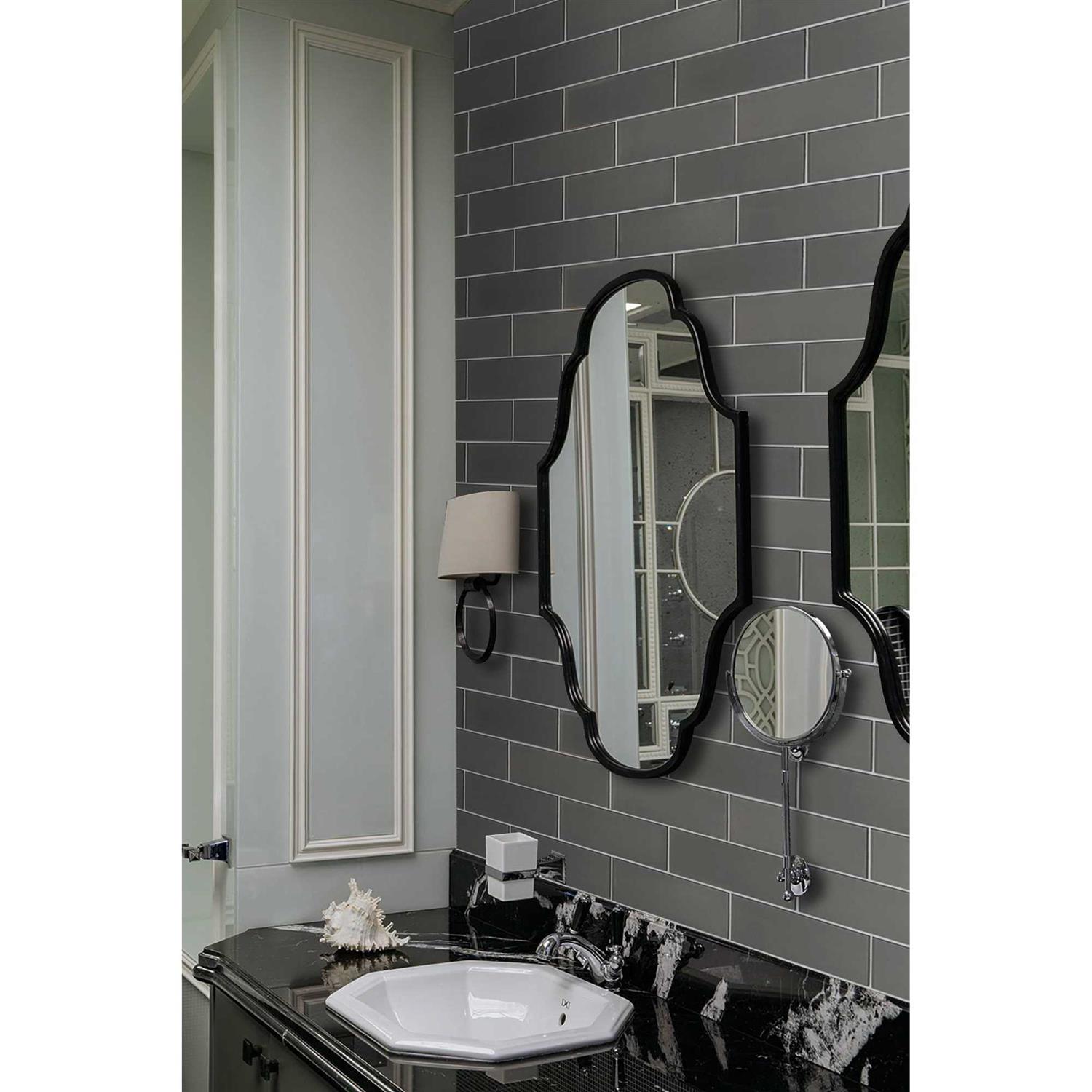 WS Tiles Premium 4 in. x 12 in. Individual Glass Subway Wall Tile - Zenithce