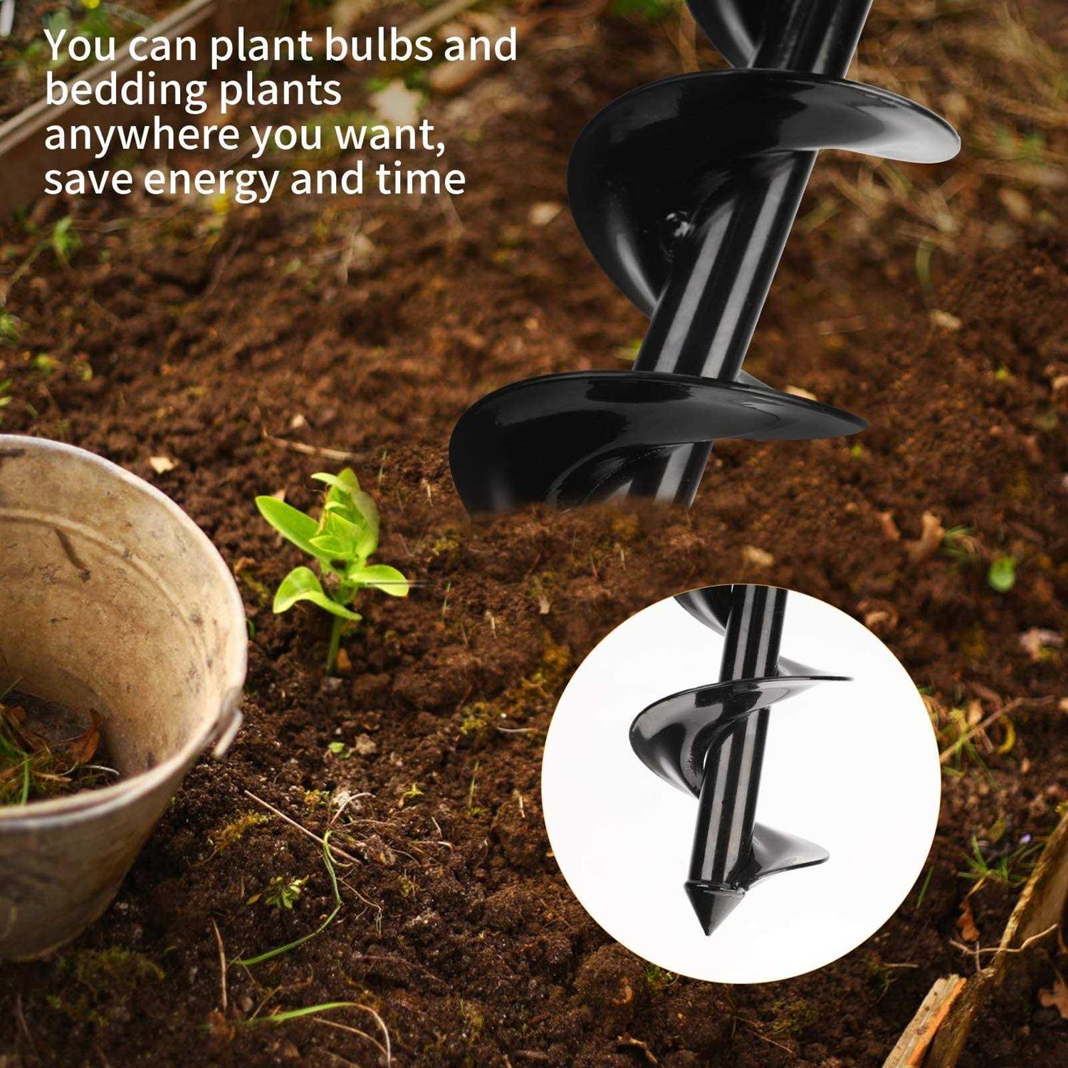 LADECH 3-4-5-6-7 Feet Sturdy Duty Metal Fence Post – Garden U Post for Fencing - Zenithce